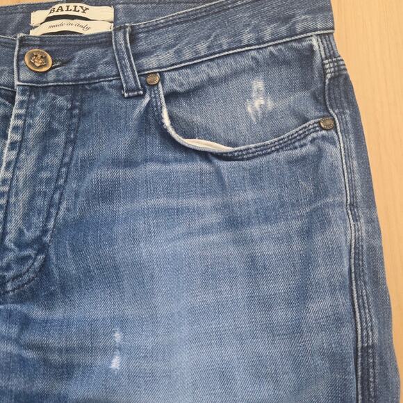 Vintage Y2K Bally Low Rise Straight Leg Jeans Mens W30/L28 (Fits like) Italy - Picture 4 of 12